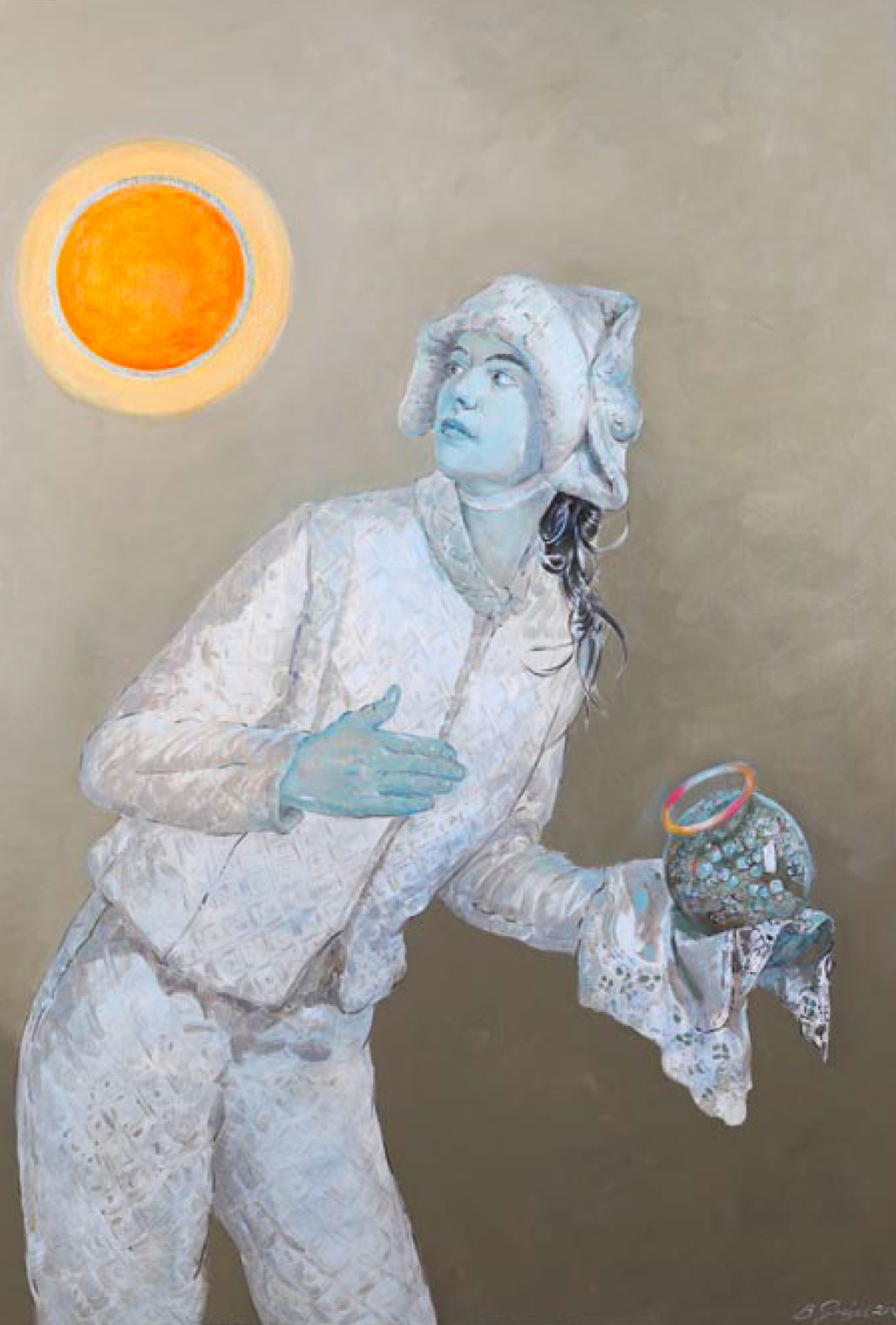 Pierrot aus Licht/Die Sonne im Rücken